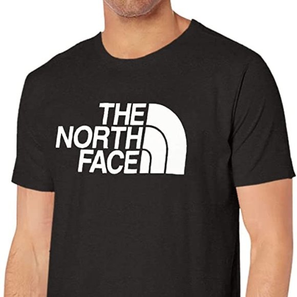 The North Face Men's Short Sleeve Half Dome Tee TNF Black/TNF White T-Shirt SM - Picture 1 of 3